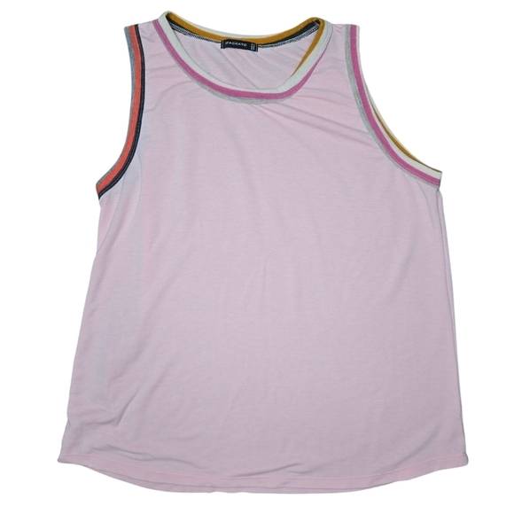 Staccato Women's Pink Summer Spring Woven Tank Top Size Large - Picture 1 of 3